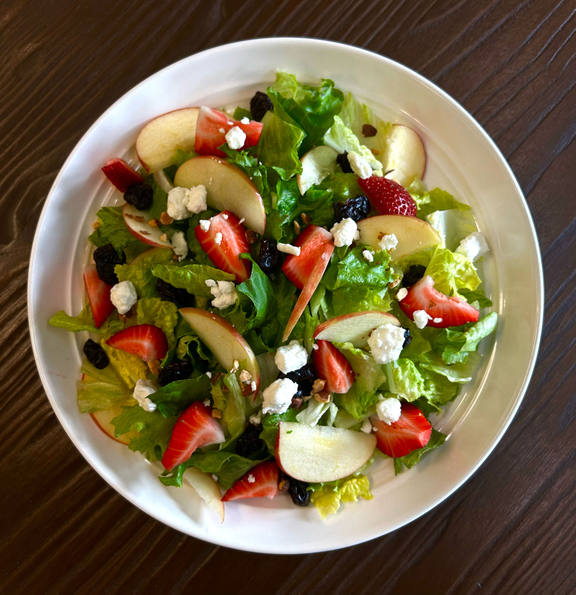 Strawberry Apple Salad — August special at Sofi's Corner Cafe
